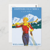  Canada Travel Briefkaart (Voorkant / Achterkant)