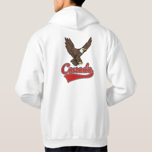 Canada Travel logo Hoodie (Achterkant)