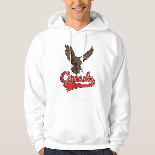 Canada Travel logo Hoodie (Voorkant)