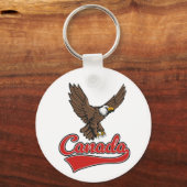 Canada Travel logo Sleutelhanger (Voorkant)