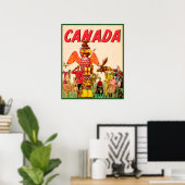 Canada Travel Poster (Thuiskantoor)