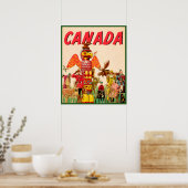 Canada Travel Poster (Keuken)