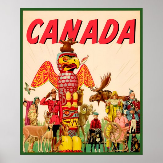 Canada Travel Poster (Voorkant)
