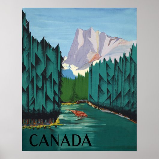 Canada Travel Poster (Voorkant)