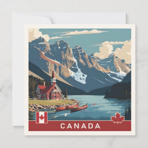 Canada Travel Poster Kaart