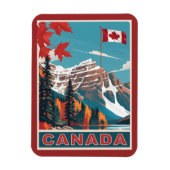 Canada Travel Poster Magneet (Verticaal)
