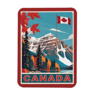 Canada Travel Poster Magneet