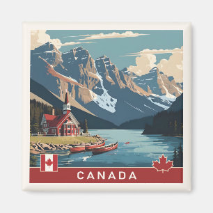 Canada Travel Poster Magneet