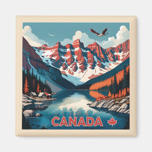 Canada Travel Poster Magneet