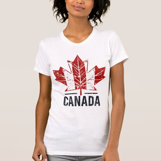 Canada Travel T-Shirt Design Avec Terrain Pittores (Devant)