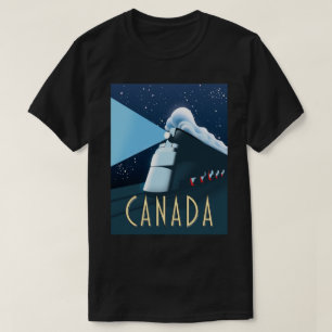 Canada Trein reizen poster T-shirt