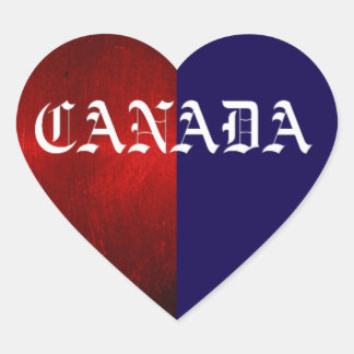 CANADA TWEE TOON HART STICKER