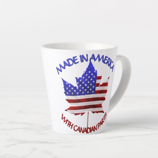 Canada USA Cups US / Canada Souvenir Latte Mokken (Rechterhoek)