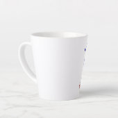 Canada USA Cups US / Canada Souvenir Latte Mugs (Angle gauche)