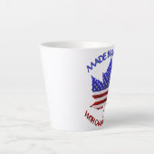 Canada USA Cups US / Canada Souvenir Latte Mugs (Devant)