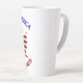 Canada USA Cups US / Canada Souvenir Latte Mugs (Angle droit)