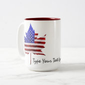 Canada USA Cups US / Canada Souvenir Mokken & Cups (Voorkant links)
