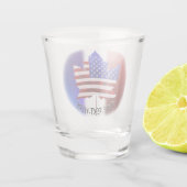 Canada USA Glasses US Canada Souvenir Shot Glass Shot Glas (Achterkant)