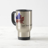 Canada USA Mugs US / Canada Souvenir Travel Mug (Devant gauche)