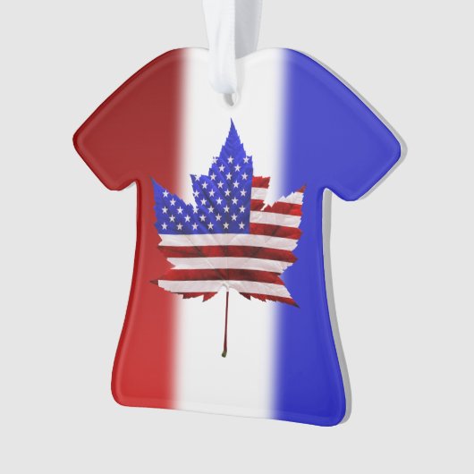 Canada USA Ornament US Canada Souvenir Puck (voorkant)