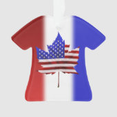 Canada USA Ornament US Canada Souvenir Puck (voorkant)