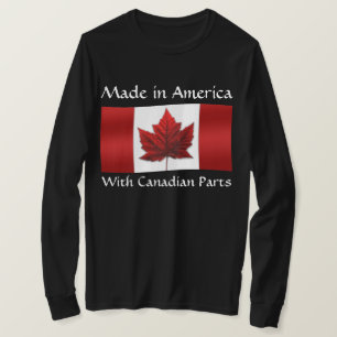 Canada USA Shirt Canada US Flag Souvenirs