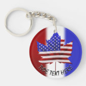 Canada USA Sleutelhanger Personalized Souvenir Sle (Voorkant)