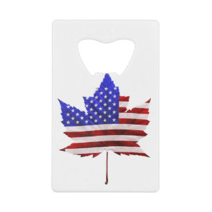Canada USA Souvenir Bottle Opener - Gepersonalisee Kredietkaart Flessenopener