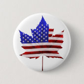 Canada USA Souvenir Buttonnen - Gepersonaliseerd Ronde Button 5,7 Cm (Voorkant)