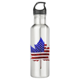 Canada USA Souvenir Stainless Steel Water Bottle Waterfles