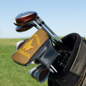 Canada Varsity Golf Putter Hoesje Sporty Canada Golfheadcover (Insitu)