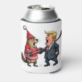 Canada vecht tegen Trump Blikjeskoeler (Blikje Achterkant)