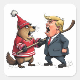 Canada vecht tegen Trump Vierkante Sticker