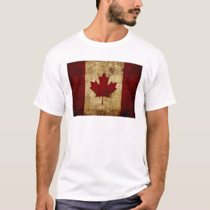 Canada / vergruisde Vlag T-shirt