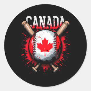 Canada Verkoop Maple Leaf Ronde Sticker