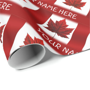 Canada Verpakkingspapier Canada Vlag Souvenir Pape Cadeaupapier