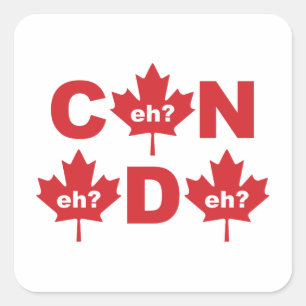 Canada Vierkante Sticker