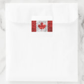 canada vierkante sticker (Tas)