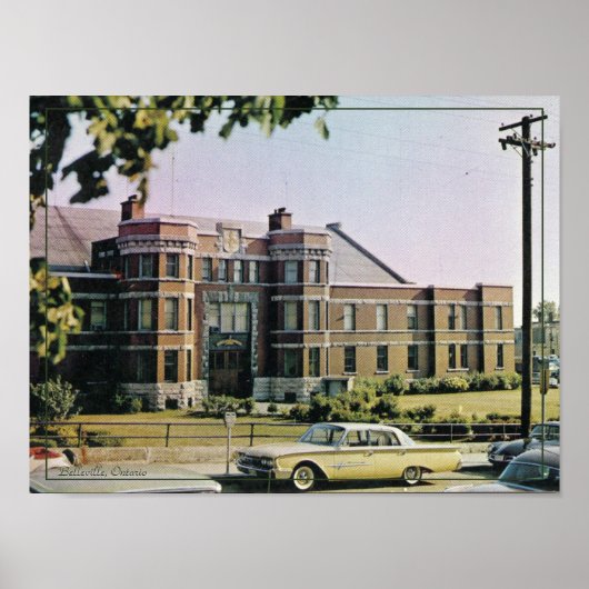 Canada vintage-reis uit 1970 poster (Voorkant)