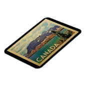 Canada Vintage Travel Magneet (Linkerzijde)