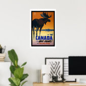 Canada Vintage Travel Poster (Thuiskantoor)