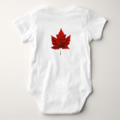 Canada Vlag Baby Jumper Canada Baby One Piece Romper (Achterkant)
