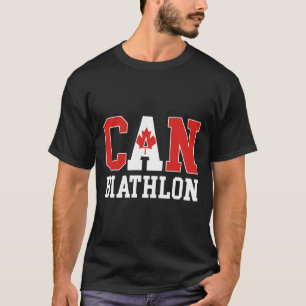 Canada Vlag Biathlonist - Canadese Can Biathlon T-shirt