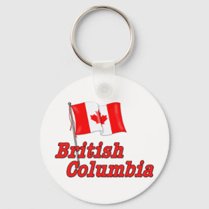 Canada vlag - Brits Columbia Sleutelhanger