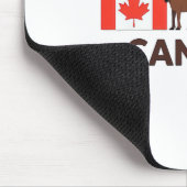 Canada Vlag Canadese Esdoornblad Hert IJshockey Muismat (Hoek)