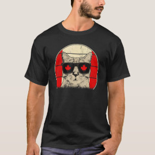 Canada Vlag Canadese Mannen voor zonnebrillen Vrou T-shirt