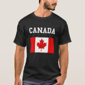 Canada vlag Canadese vlag Canadese rots Maple Lea T-shirt (Voorkant)