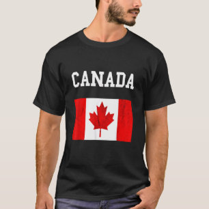 Canada vlag Canadese vlag Canadese rots Maple Lea T-shirt