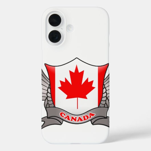 Canada-vlag Emblem Case-Mate iPhone Case (Achterkant)