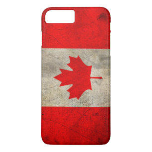 Canada vlag in Grunge iPhone 8 Plus / 7 Plus Hoesje